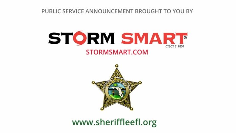 Storm Smart Hurricane Preparedness Tips from Lee County Sheriff Carmine Marenco