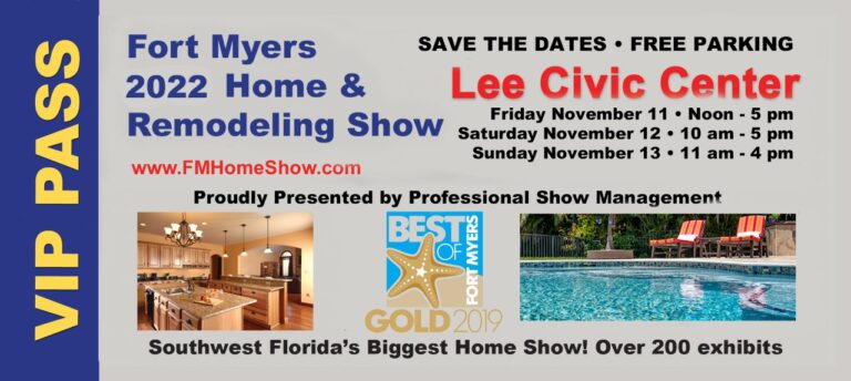 Storm Smart Fort Myers Home and Remodeling Show 2022 VIP Pass